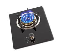 Estufa De Gas Con Cubierta De Cobre For Uso Prolongado, Estufa De Gas Natural/propano, Panel Grande De Vidrio Con Flores De Acero De 5,2 KW, For Hogar(LPG)