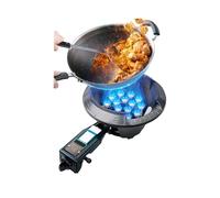 Estufa de gas de un solo quemador, cocina de encimera de alta on encendido automático y protección contra fallos de llama para GLP/gas natural