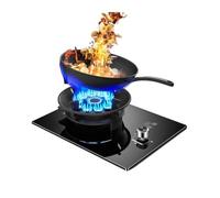 Estufa De Gas De Un Solo Quemador, Quemador De Wok De Alto Calor De 11 Cavidades De 5,2 KW, Estufa Doméstica De GLP/gas Natural, Con Temporizador De 180 Minutos Y Protección(LPG)