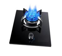 Estufa De Gas For Interiores, De Sobremesa, Empotrada, De Doble Propósito, Con Quemador Único De Gas Natural/gas Licuado (GN/GLP), 5,2 KW, Panel De Vidrio Templado(LPG)