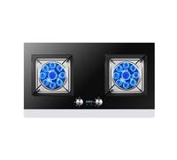 Estufa de gas independiente con 2 quemadores, potencia de 5,2 kW, temporizador independiente de doble cara para un control preciso de cocción