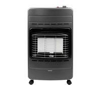 Estufa de gas infiniton hg-fl3 4200w ignición electrónica y diseño plegable a negro 42 cm