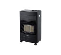 Svan Estufa de Gas, Calefactor de Infrarrojos, 3 Niveles de Funcionamiento, 4200 W. SVCA27CAT. Negro, Elemento Cerámico, Gas Butano Propano LPG, Sensor Antivuelco, Soporte con Ruedas, 25 m2