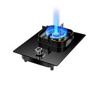 Estufa de gas integrada de un solo quemador, 5,2 kW de alta potencia con seguridad de fallo de llama para cocinar en casa, compatible con gas natural y LP