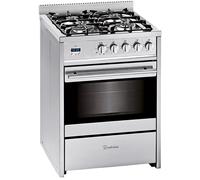 Estufa de gas natural de 4 zonas M 610 X NAT ST 51L (acero inoxidable) - MEIRELES