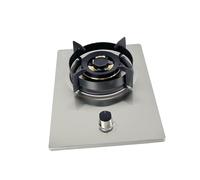Estufa de gas portátil, cocina de acero inoxidable con encendido automático y protección contra llamas, ideal para acampar al aire libre, RV, senderismo y barbacoa