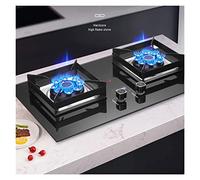 Estufa de gas portátil con quemadores duales, protección automática contra llamas, temporizador de 180 minutos para cocinar al aire libre y acampar