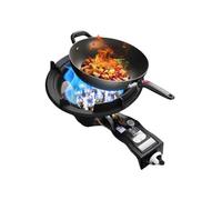 Estufa De Gas Portátil Un Quemador,Cocina Comercial Alta Potencia 13/15kW,con Boquillas Latón 9/12 Y Protección Contra Fallas Llama,para Cocinar Wok Se Adapta A Ollas 30-50 Cm(NG,12-cavity)