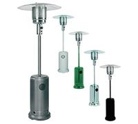 Estufa de gas seta termo patio radiante de exterior 13 kW seta totem de exterior con ruedas (acero inoxidable)