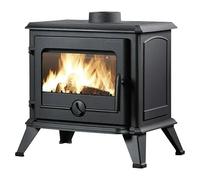 Estufa de leña Astana (6 kW, Volumen de calefacción: 180 m³, Negro)