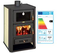 Estufa de Leña Caldera Horno Cocina 5.4 + 14 kw - Prity FG W15 [EEK: A]