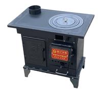 Estufa de Leña con Horno Combustión por Gasificación Disipación de Calor de Alta Eficiencia, Tanque Interior de Hierro Fundido de Una Sola Pieza Sin Humo Estufa de Leña Interior