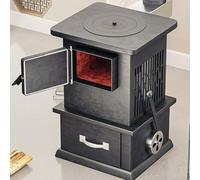 Estufa de leña con rejillas de ventilación para interiores, exteriores, tienda de campaña, camping y calefacción de pesca en hielo