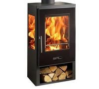 Panadero Estufa de leña Condor 3V (8 kW, Volumen de calefacción: 230 m³, Negro)