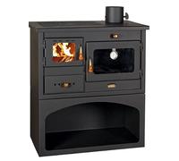Estufa de leña de hierro fundido, 10 kw