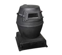 Estufa de Leña de Hierro Fundido, Cocina de Leña para Interiores con Ventana, para el Hogar, Camping, Aventuras, Calefacción y Cocina Diaria