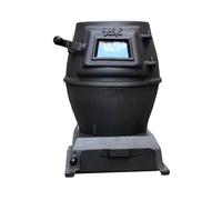 Estufa de leña de hierro fundido, estufa de leña multifunción para calentar, cocinar y hervir agua, uso en interiores y exteriores