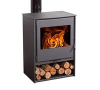 Estufa de leña Eco Design Milano Titanium