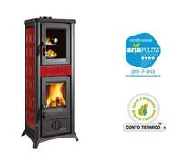 Estufa De Leña Gemma Con Horno Nordica Potencia 7,2 KW Estufas Cm. 46x49xH121
