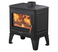 Estufa de leña Georges (6,7 kW, Volumen de calefacción: 400 m³, Negro)