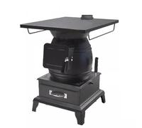 Estufa De Leña Multifuncional Estufas De Hierro Fundido Para El Hogar Cocina Económica De Leña Para Calefacción Cocina Hervir Agua Compatible Con Leñas Paja Carbón Chocos De Maíz(Without chimney)