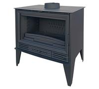 Estufa de leña Padua con ventiladores (10 kW, Volumen de calefacción: 300 m³, con ventiladores, Negro)