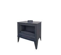 Estufa de Leña PADUA de 10 kW con Interior de Hierro Fundido, Carcasa de Acero y Salida Superior de 200 mm