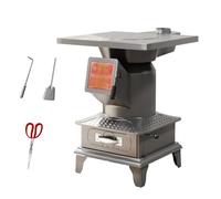 Estufa de leña para interiores de alta resistencia, calentador de acero al carbono con anillos ajustables, calentador de hogar multicombustible con chimenea y cajón de cenizas (300 cm)