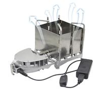 Estufa de Leña para Quemar Madera,Cocina Plegable Portátil Cocinar | Ligera Camping Exterior Viajes Cocina Reuniones Y Patio