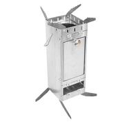 Estufa de leña,Pequeño quemador plegable de acero | Estufa de leña para tienda con mango - para interior al aire libre jardín terraza barbacoa caza picnic