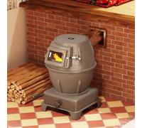 Estufa De LeñA PortáTil, Estufa For Tienda De CampañA, De Hierro Fundido con Tapa IgníFuga Reforzada For Camping, Pesca En Hielo, Turismo Y Fiestas