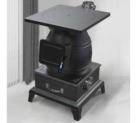 Estufa de leña portátil para calefacción eficiente, agua hirviendo y cocinar en casa, camping y entornos al aire libre