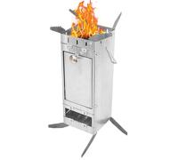 Estufa de Leña | Quemador duradero a prueba de herrumbre - Mango de estufa de campamento con para cocina de apartamento interior y jardín al aire libre | Cocinar Acampar Senderismo y uso