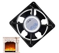 Estufa de leña Ventilador | Ahorro de Energía Resistente al Calor Silencioso | Ventilador de Calefacción Axial para empotrado Chimenea Casete - Para hierro fundido de acero inoxidable Pellet Estufas