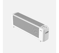 Estufa de Mica Compacta Pinsapo 2000W Blanco - Calor Rápido con 2 Niveles de Potencia, Luz Indicadora, Termostato y Doble Seguridad | 29x80x16 cm