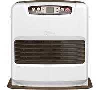 Estufa de parafina electrónica 3500w blanco/chocolate qlima