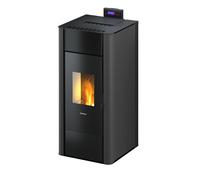 Estufa de pellet canalizable freepoint duke wifi 14 kw silver