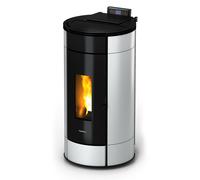 Estufa de pellet freepoint globe 10,5 kw blanco