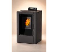 Estufa de pellets 6 kW hasta 120 m³ con ciclo de autolimpieza y modo ECO