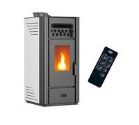 Estufa de pellets de aire Anita 11,6 kW Blanco Sannover