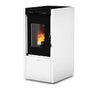 Estufa de pellets Estanca Cointra CESENA 6,9 kW Blanco Bajo Consumo
