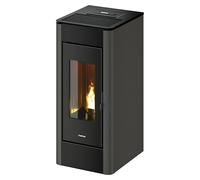 FreePoint Estufa de pellets Indaco Wifi canalizable (10,5 kW, Volumen de calefacción: 84 m³ - 294 m³, Antracita)