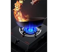 Estufa de propano Estufa de gas Estufa de gas Estufa de gas de escritorio de 4,2 KW, Quemador de GLP de hierro fundido Cocina de camping for calentar cocinar Hervir Freír Cocer a fuego lento(A)