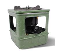 Estufa de queroseno calentador de queroseno pequeño portátil de 8 9x8 9x8 9 con 10 mechas de algodón estufa de camping a prueba de viento para 3-5 personas