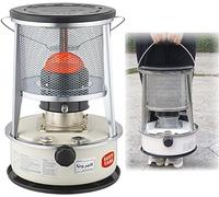 Estufa de queroseno for exteriores, calentador ligero no eléctrico for acampar, quemador ajustable, calentador de queroseno de potencia de fuego for espacio for tienda de garaje(White6L)