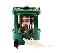 Estufa de queroseno, Mini Calentador de queroseno de interior, Calentador de queroseno de 8 mechas, Acampar Estufa de queroseno diesel, Calentador de queroseno portátil verde para exteriores (Redondo)