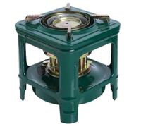 Estufa de queroseno portátil de 8 mechas, quemador de aceite y calentador para acampar al aire libre, queroseno multicombustible, horno ligero para senderismo, mochileros y supervivencia