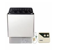 Estufa de Sauna 9KW, generador for ducha, calentador acero inoxidable, horno seco, calefacción doméstica Calefacción de espacios(9kw,Knob remote control)