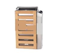 Estufa de sauna pequeña for el hogar, tubo calefacción acero inoxidable, control interno, estufa vapor, equipo for sala,Colocación flexible(N3K/22in)