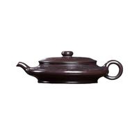 Estufa de Tetera Tetera Clásica China De Arcilla Morada, Plana For El Hogar Y La Oficina, Juego Té